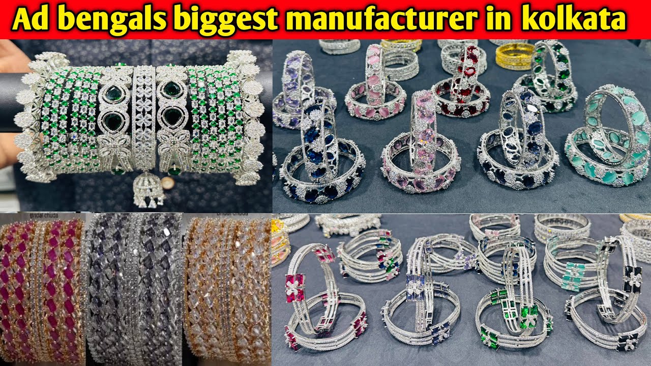 Ad Bangles Big Wholesaler In Kolkata Barabazar  | Kolkata Jewellery Wholesale Market Market |
