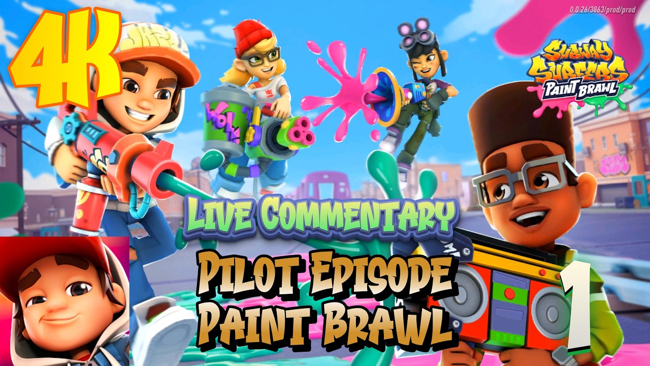 [COMMENTARY] Subway Surfers City Paint Brawl - Gameplay 1 - Pilot Episode