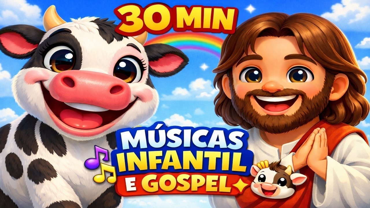 🎵 30 Min de Música Infantil - Melhores Músicas Infantil Gospel