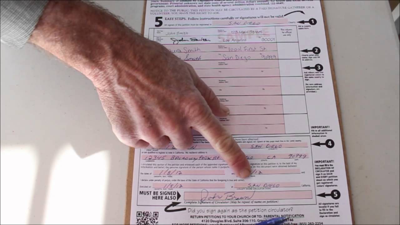 How to Collect Petition Signatures