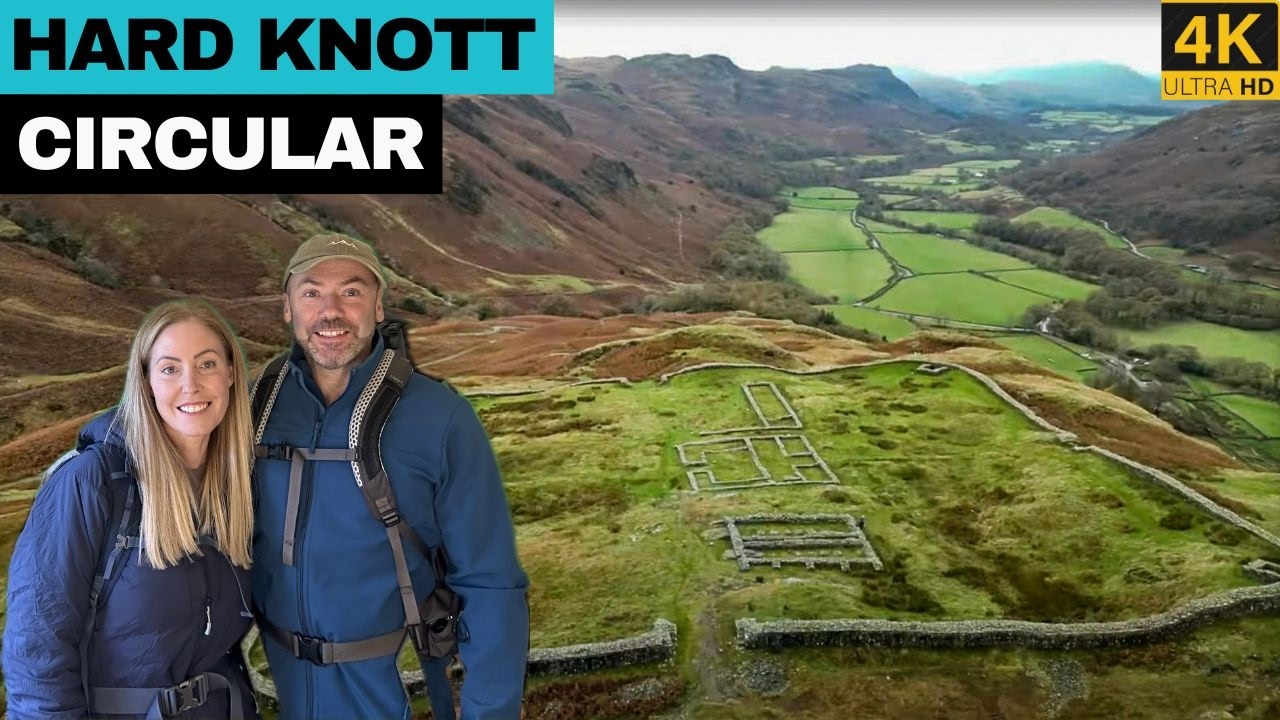Hard Knott walk: Mountain, Roman Fort, Pass and Stunning Waterfalls #lakedistrict #wainwright