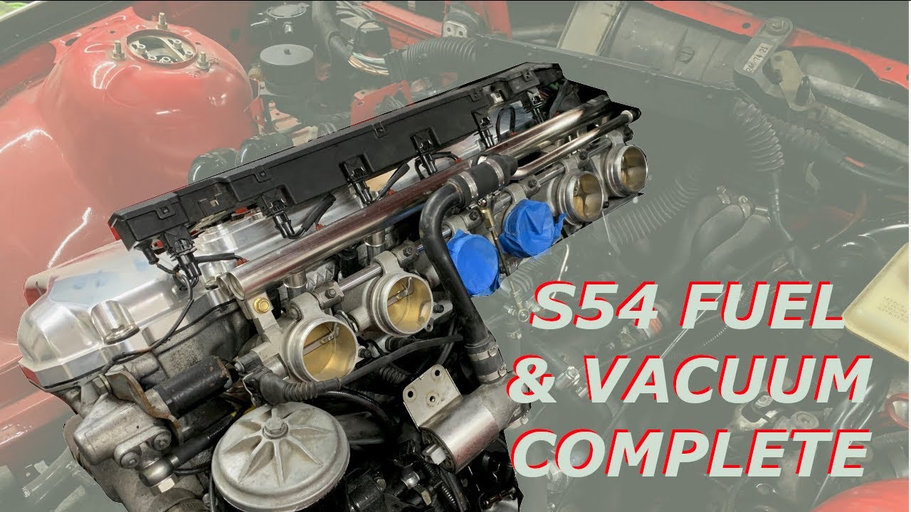 E46 S54 Fuel and Vacuum Complete-ish!