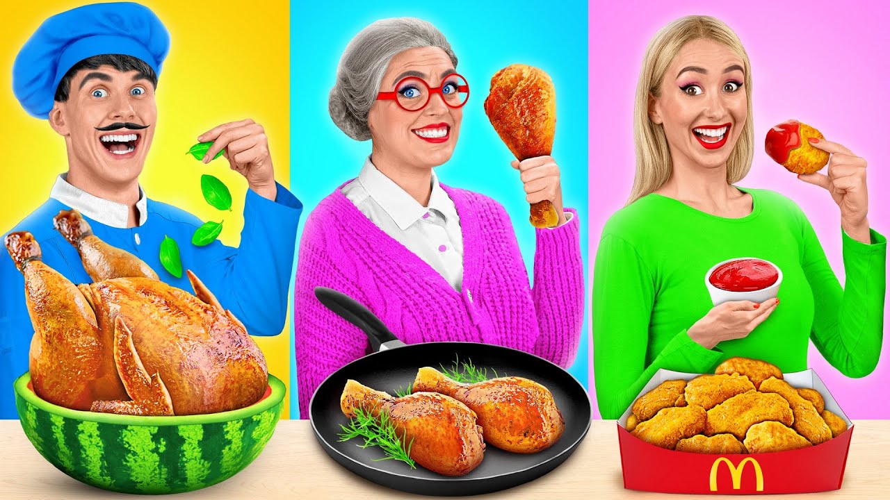 Reto De Cocina Yo vs Abuela por Mega DO Challenge