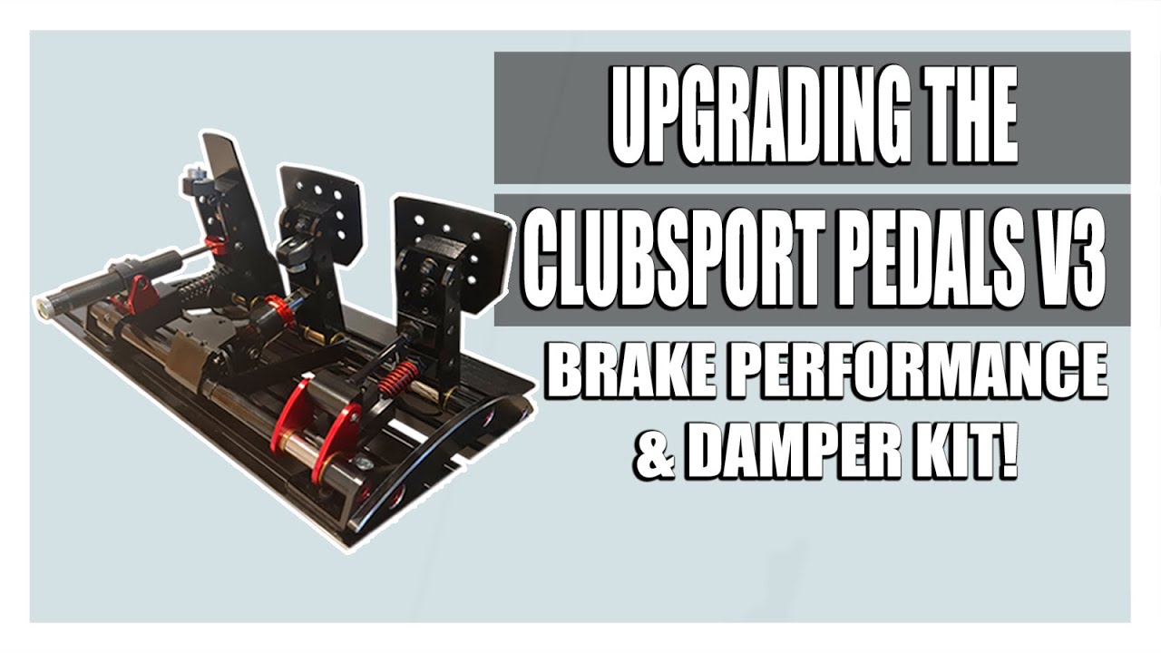 Fanatec Clubsport V3 Pedals - Damper Kit & Brake Performance Kit Install