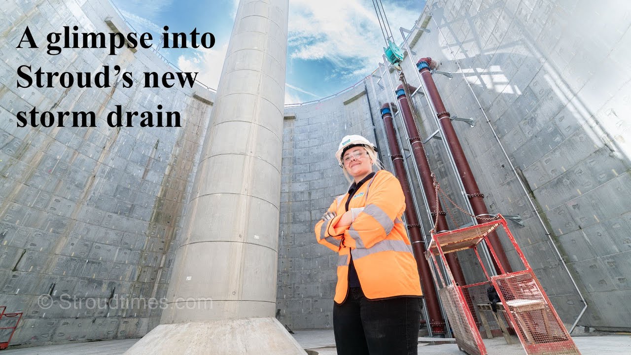 A look inside Stroud's new Storm Drain - 'the biggest hole in Gloucestershire'