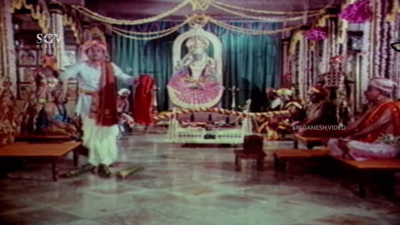 Tenali Ramakrishna Super Plan To Win Challenge Of Poet | Hasyarathna Ramakrishna Kannada Movie Scene