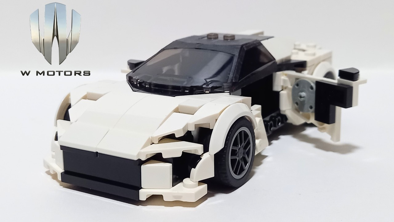 LEGO W Motors Fenyr Supersport MOC With Openable Doors | Tutorial