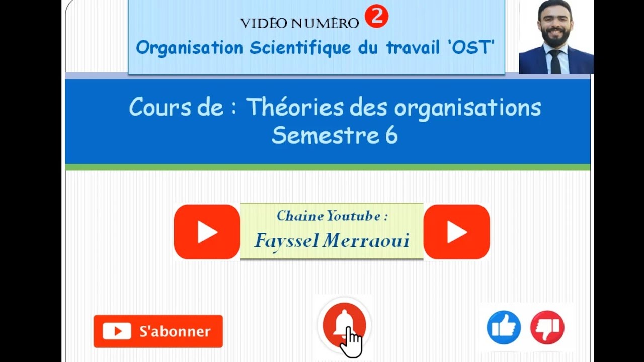Vidéo 2 | Management des organisations (Théories) - L'Organisation Scientifique du Travail