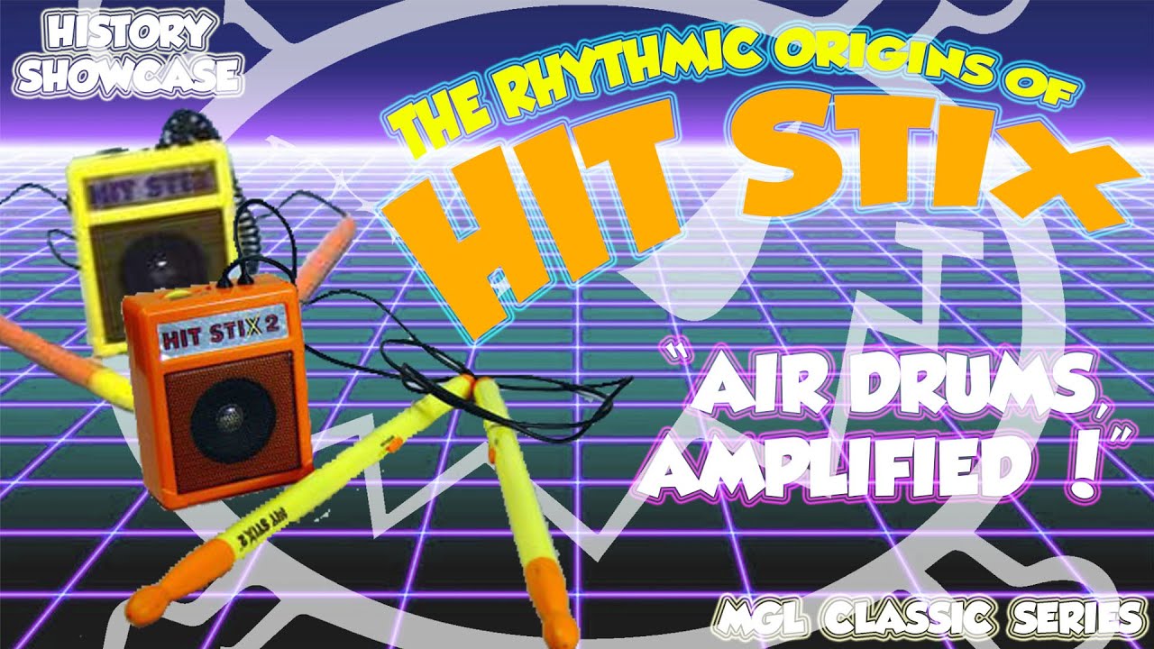 They Made REAL AIR DRUMS!? - HIT STIX DRUMSTICKS #History #Toys #MusicalToys #MGLabs