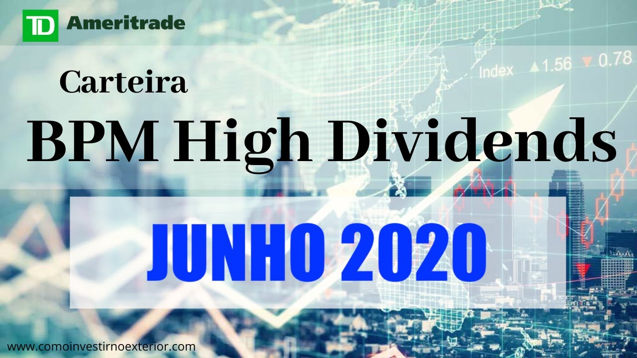 Carteira BPM High Dividends Junho 2020