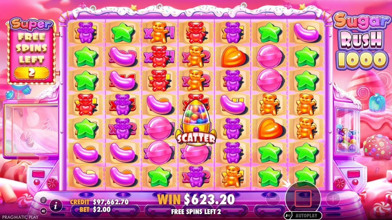 Sugar Rush 1000 Slot Demo Gameplay Walk-through 🎰  MEGA WIN 🤑 Watch Until The End 🔥