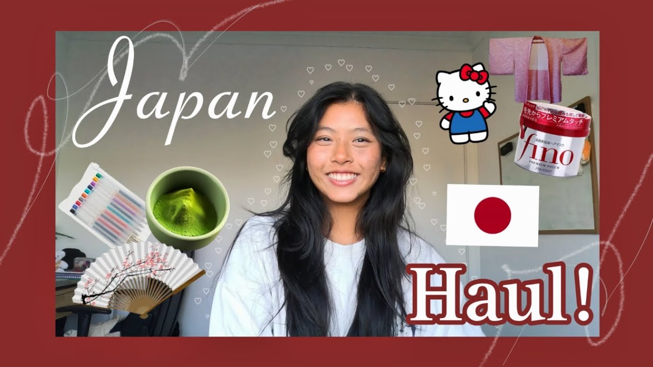 Japan Haul as a Japanese exchange student 🇯🇵❤️☆ Haircare | Souvenirs | Matcha