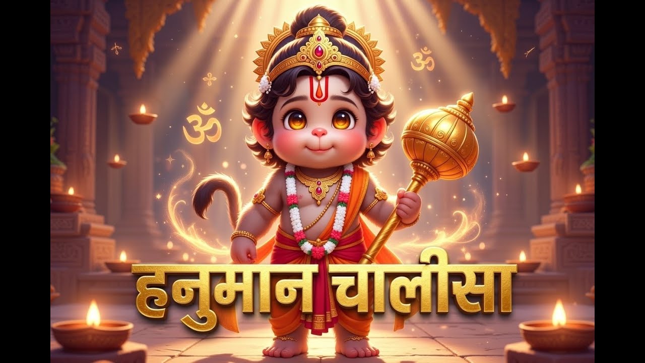 Shree Hanuman Chalisa |kk kidsstory | Animated Hanumanchalisa | 3d Hanumanchalisa for kids