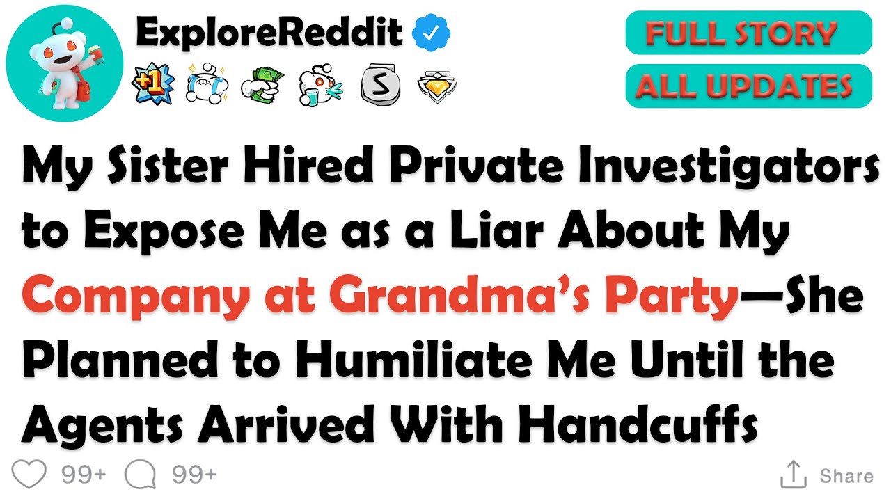 She Paid Private Investigators to Prove I Lied About My Business and Ruin Me at Grandma’s Party—but