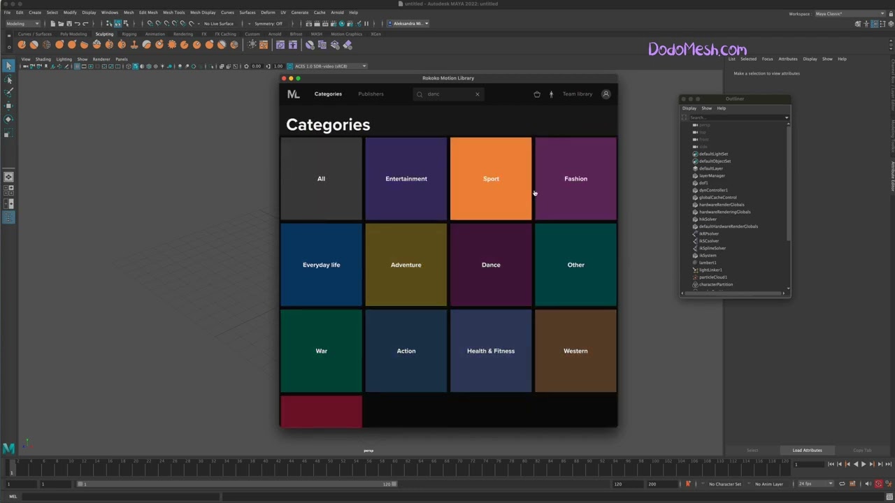 27 Downloading Rokoko Motion Caprture in Maya 20220001 2700