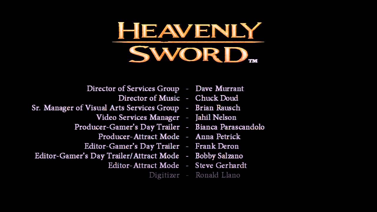 Heavenly Sword - End Credits (HD)