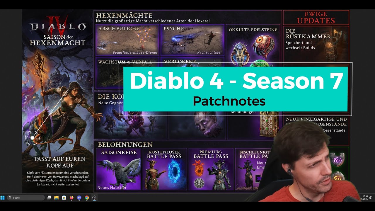 Diablo 4: Blizzard hat’s wieder getan! Alle Details zu Season 7 (Patchnotes)