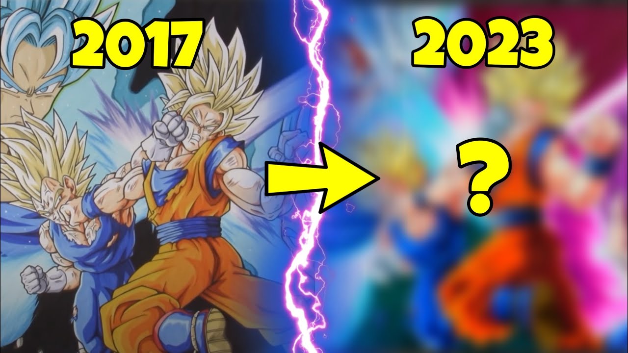 ReDrawing GOKU vs VEGETA ALL Fights | Old vs New Art