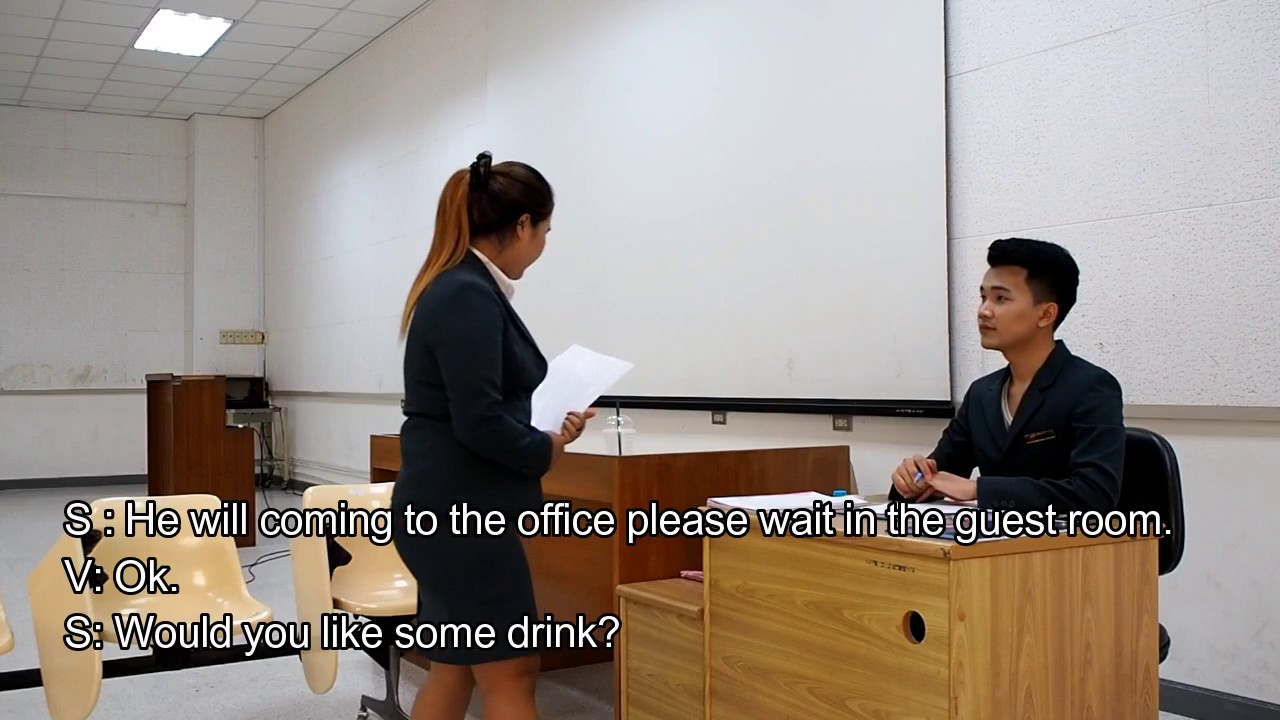 Secretary : Welcoming Visitors