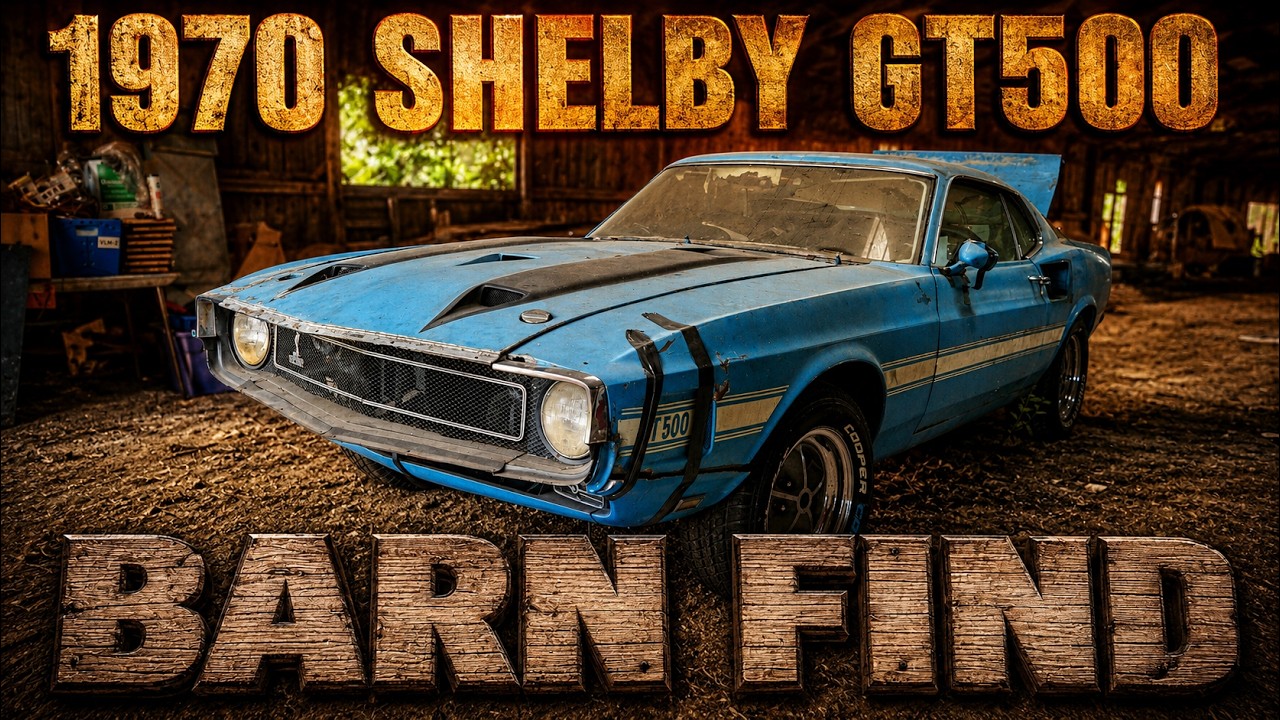 We Check out a 1970 Shelby GT500 Mustang in a Barn!