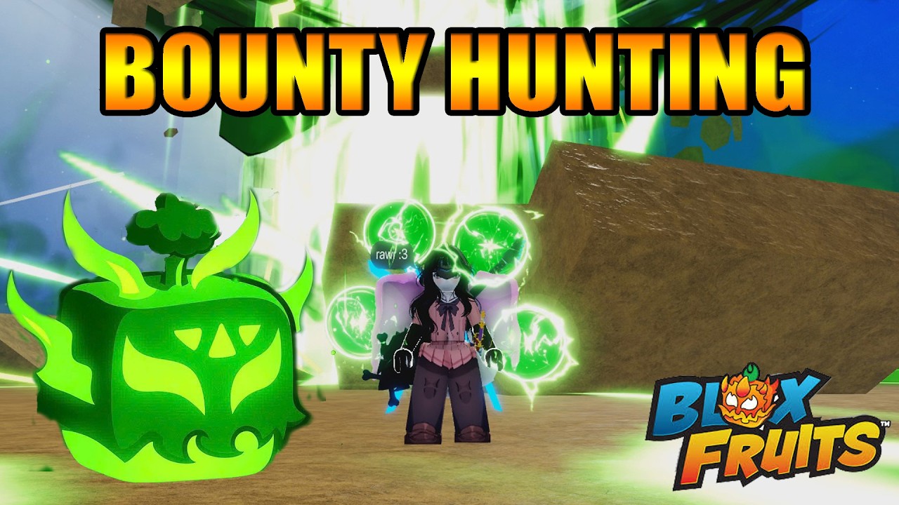 Green Lightning Fruit Bounty Hunting 10.2M To 30M - Blox Fruits