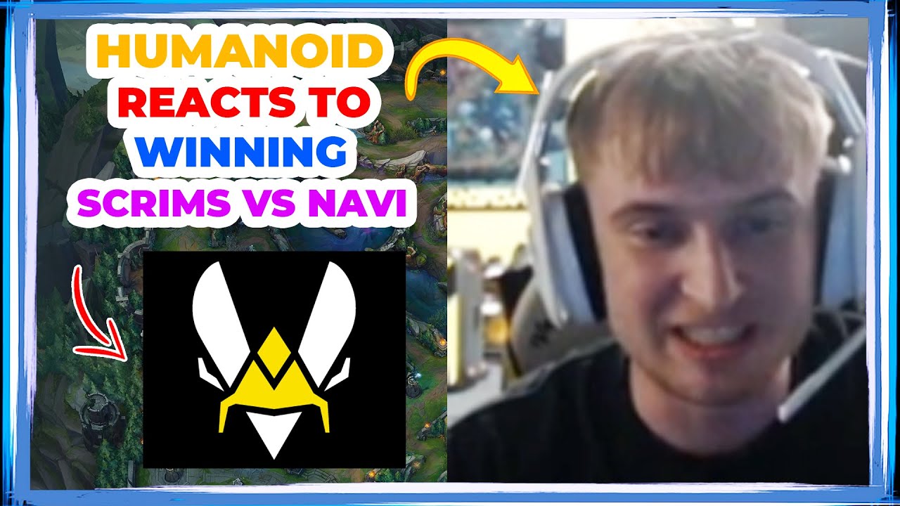 VIT Humanoid Reacts to WINNING SCRIMS vs NAVI 👀
