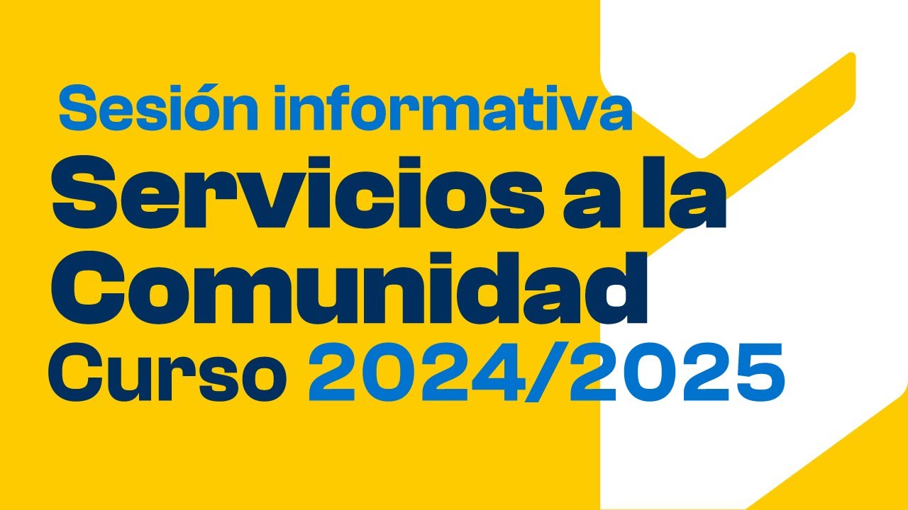 Oposiciones de Servicios a la Comunidad | Sesión Informativa | Curso 2024/2025