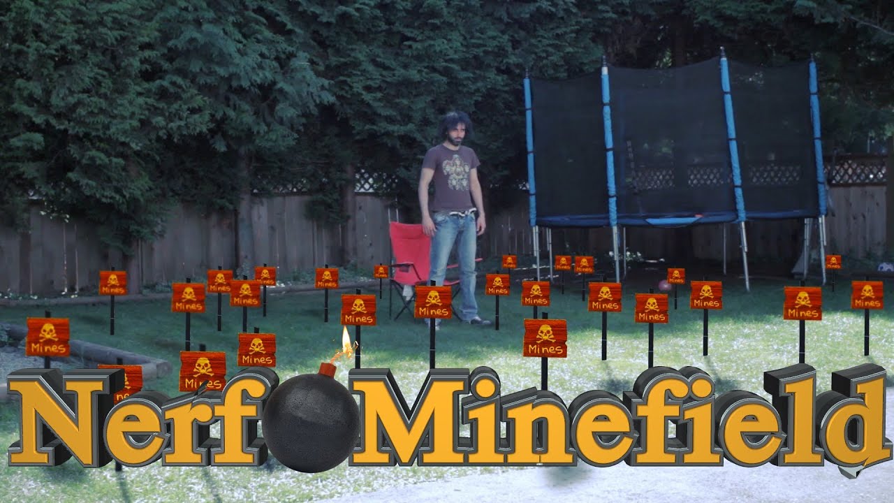 NERF War: МИННОЕ ПОЛЕ!
