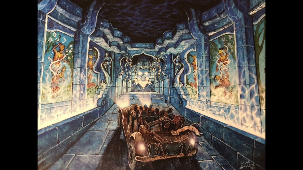 Indiana Jones Temple of the Forbidden Eye - Chamber of Destiny Demo - Disneyland