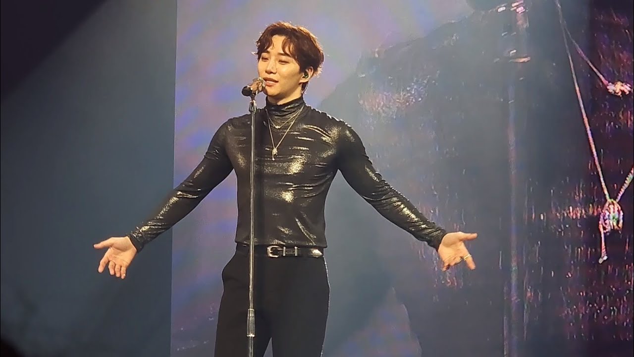 20240114. 다시 만나는 날 Day2. 시원하게 자켓도벗고..물도 마시고 밴드소개. 밴드분들이 한국어로 준호한테 하고싶은 말.