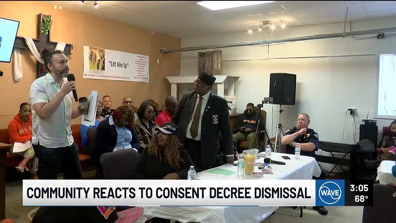 Community reacts to DOJ consent decree dismissal