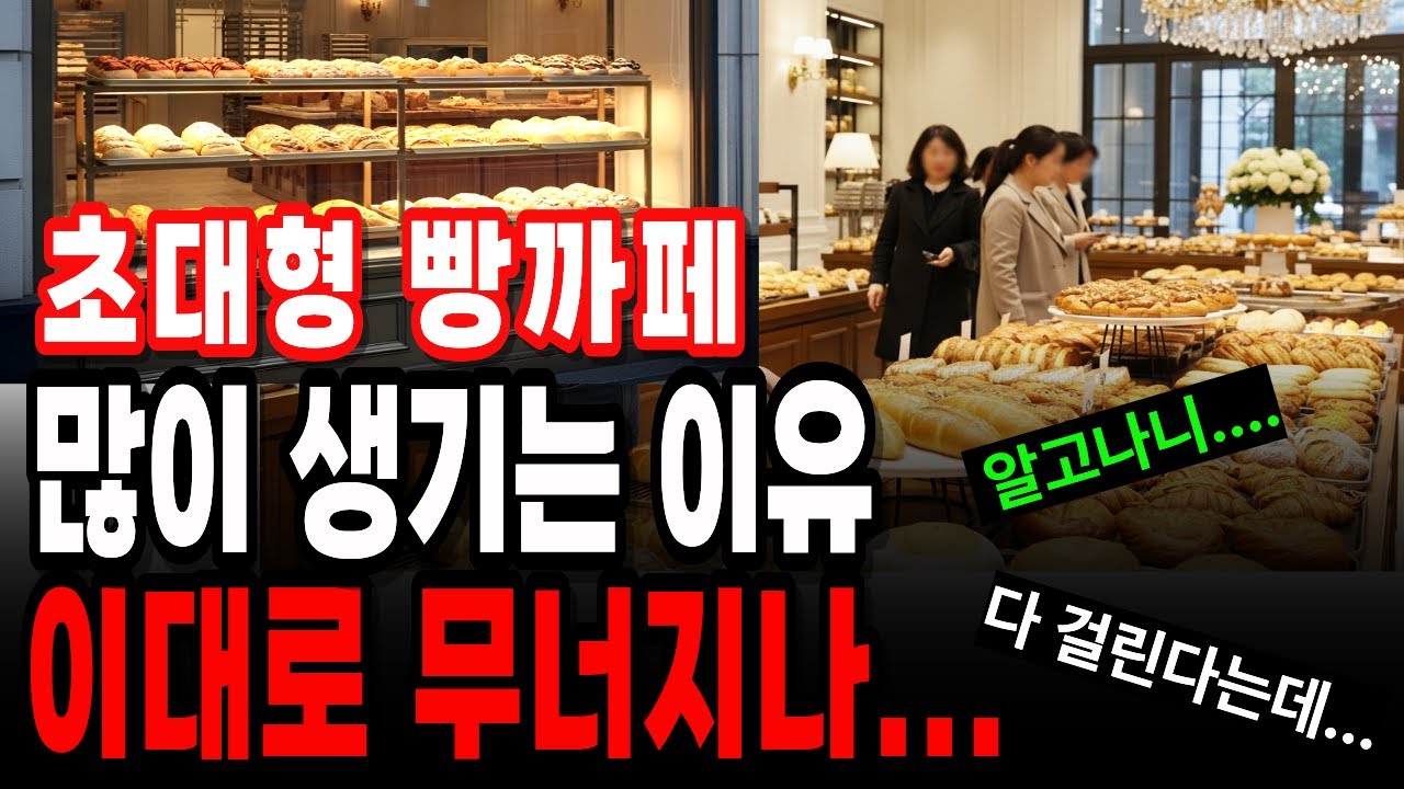 초대형 빵카페가 왜 이렇게 많지? 그들의 속사정 이유 알고 나니...그런데 다 걸릴걸? | 노후자금 | 노후건강| 오디오북 | 퇴직자금 |