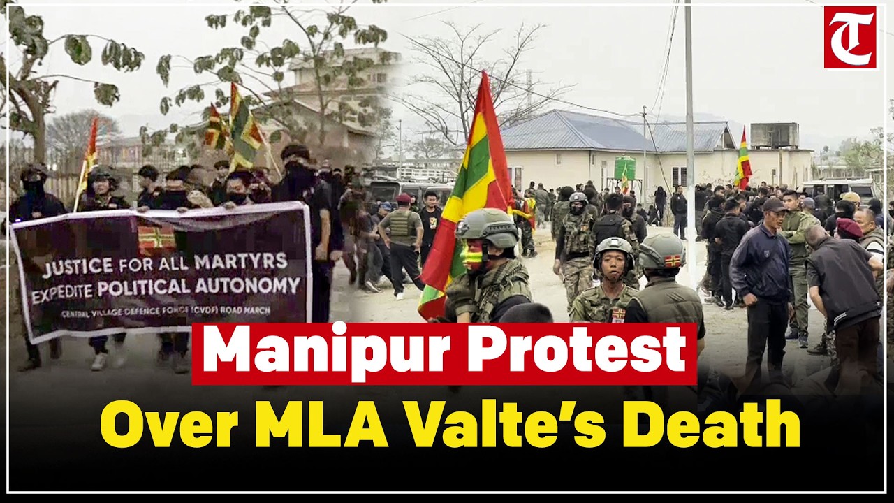 Protesters in Churachandpur demand justice for Vungzagin Valte and other victims