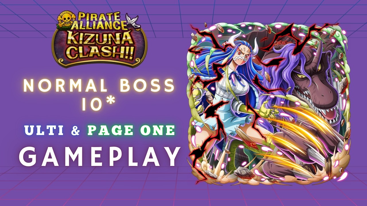 GAMEPLAY - Mes teams Kizuna Ulti Page One STR & INT Boss 10* stars #trecru #optc #kizunaclash