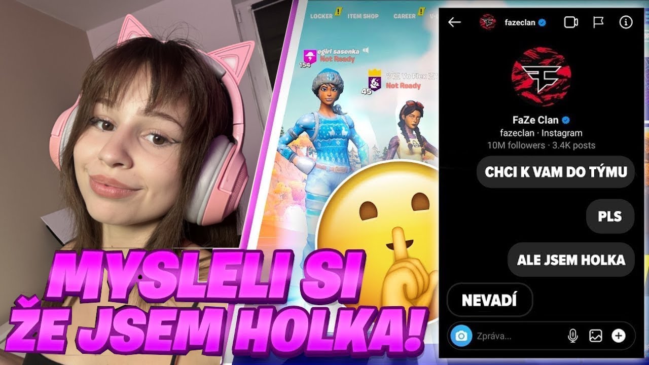 Připojil Jsem Se Do Týmu Jako Holka😳