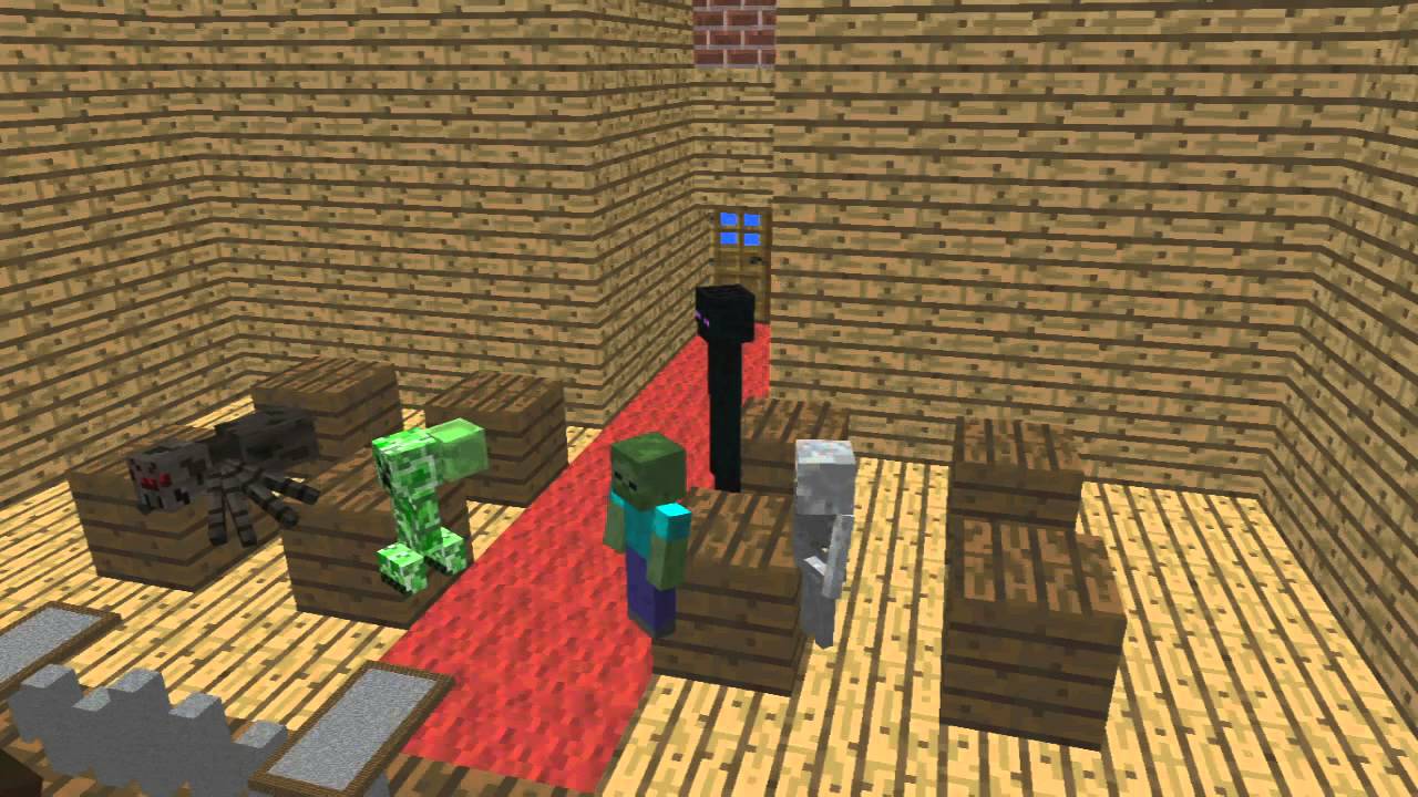 Monster School: Parkour (Minecraft Animation)