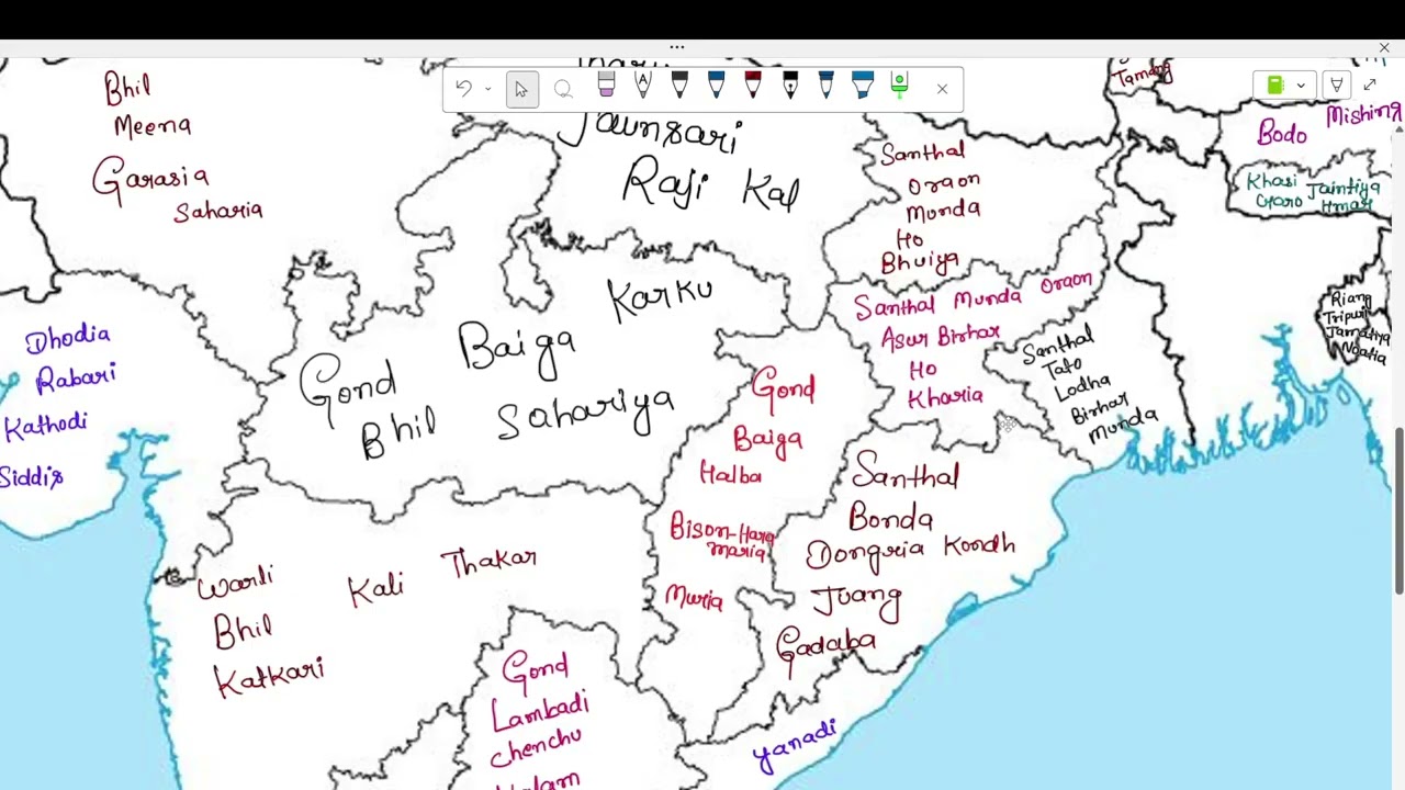 Tribes in india revision |Art & Culture