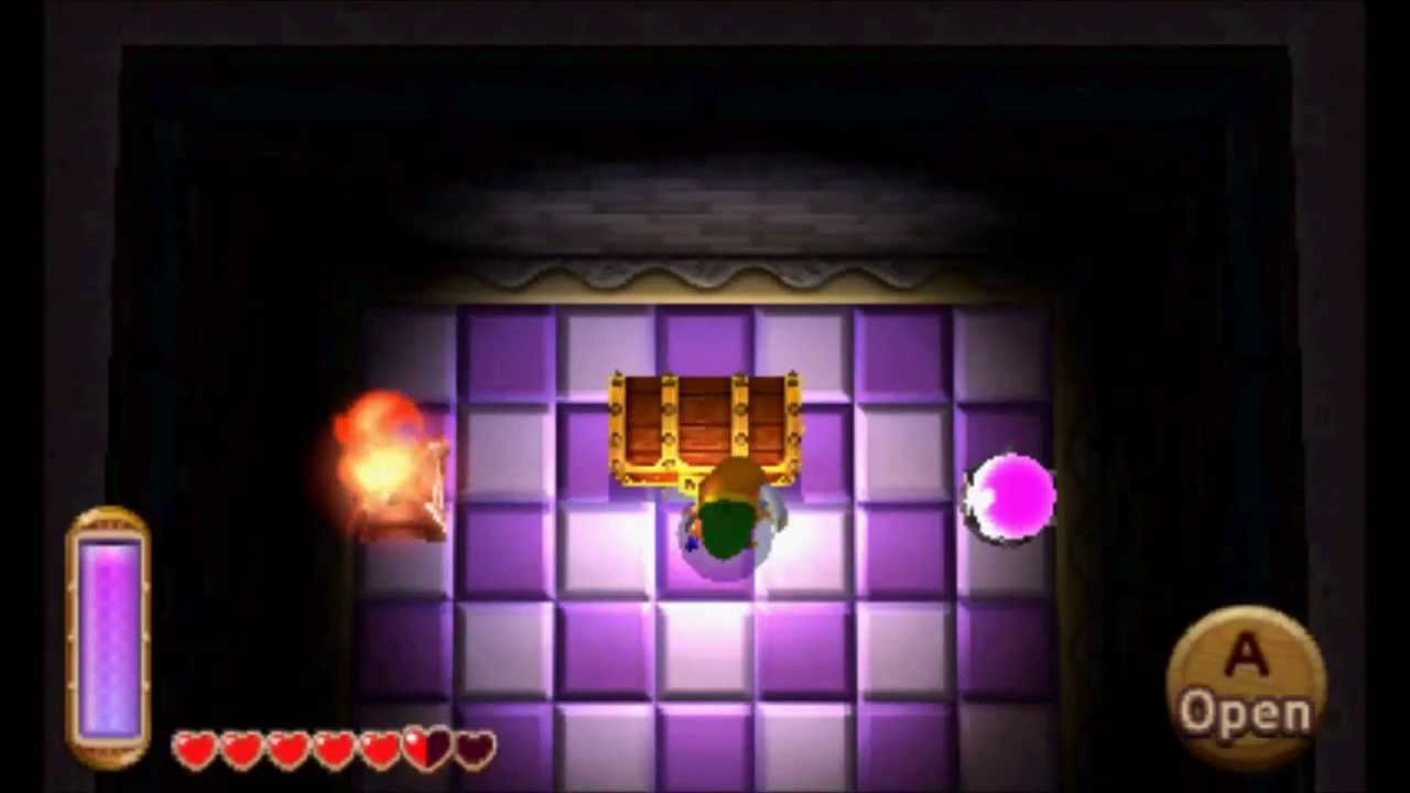 The Legend of Zelda: A Link Between Worlds - Dark Palace (All Treasure Chests)