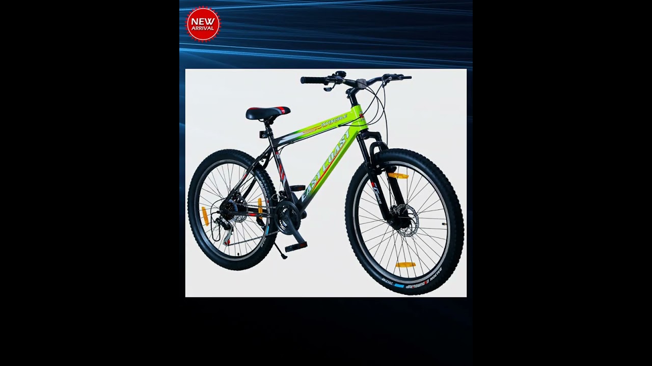 EAST COAST Kids Invincible PRO 21 Speed Cycle/Hardtail 26 T Mountain Bike 21 Gear Green, 18.5 Cen...