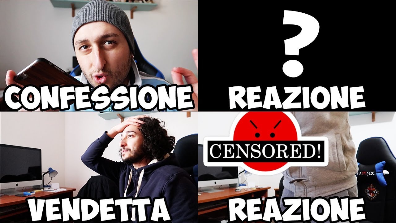Ho CONFESSATO l'INFAMATA e.. la REAZIONE B4STARD4 del 