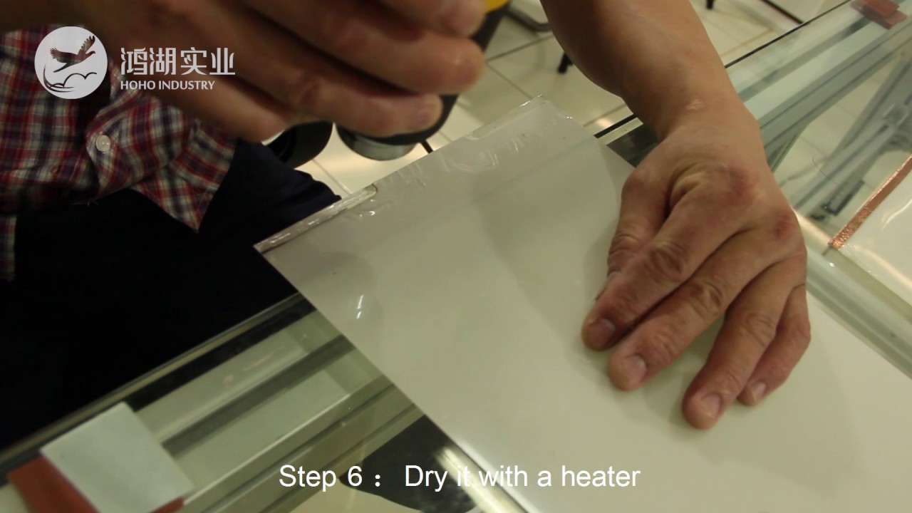 How to Install electric wires&Copper busbar for ,PDLC film