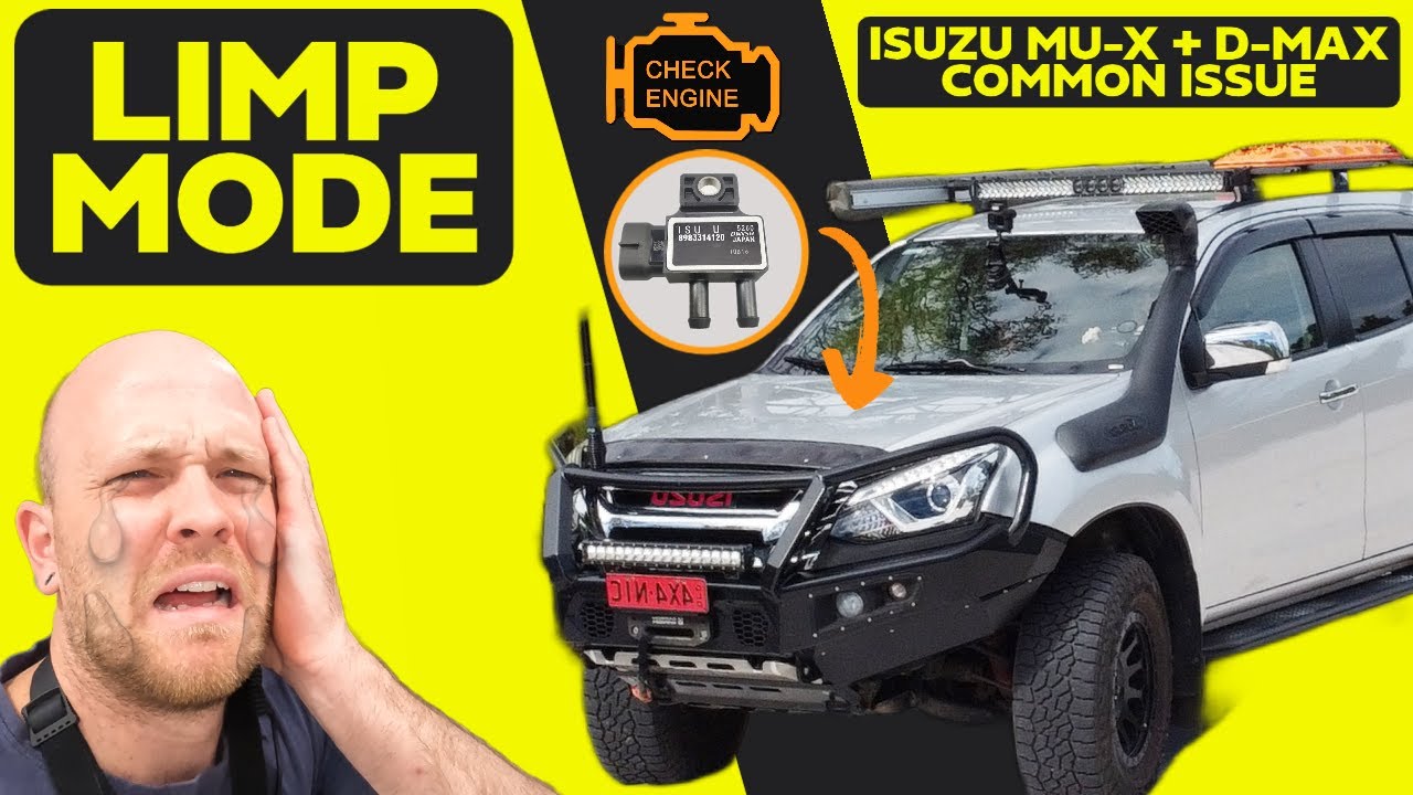 СЛОМАНО!!! РЕЖИМ АВАРИИ || Распространенная проблема Isuzu Mu-x/D-max — ошибка датчика перепада д...
