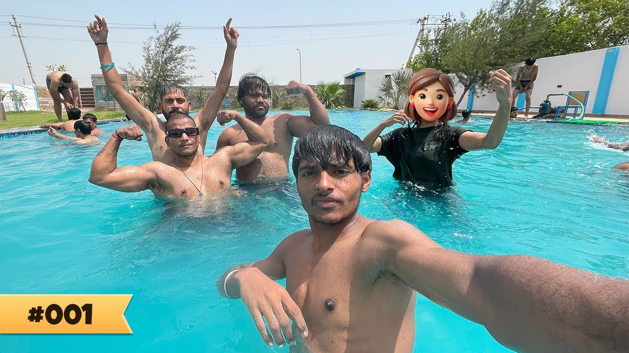 Swimming Pool mein maze 😍