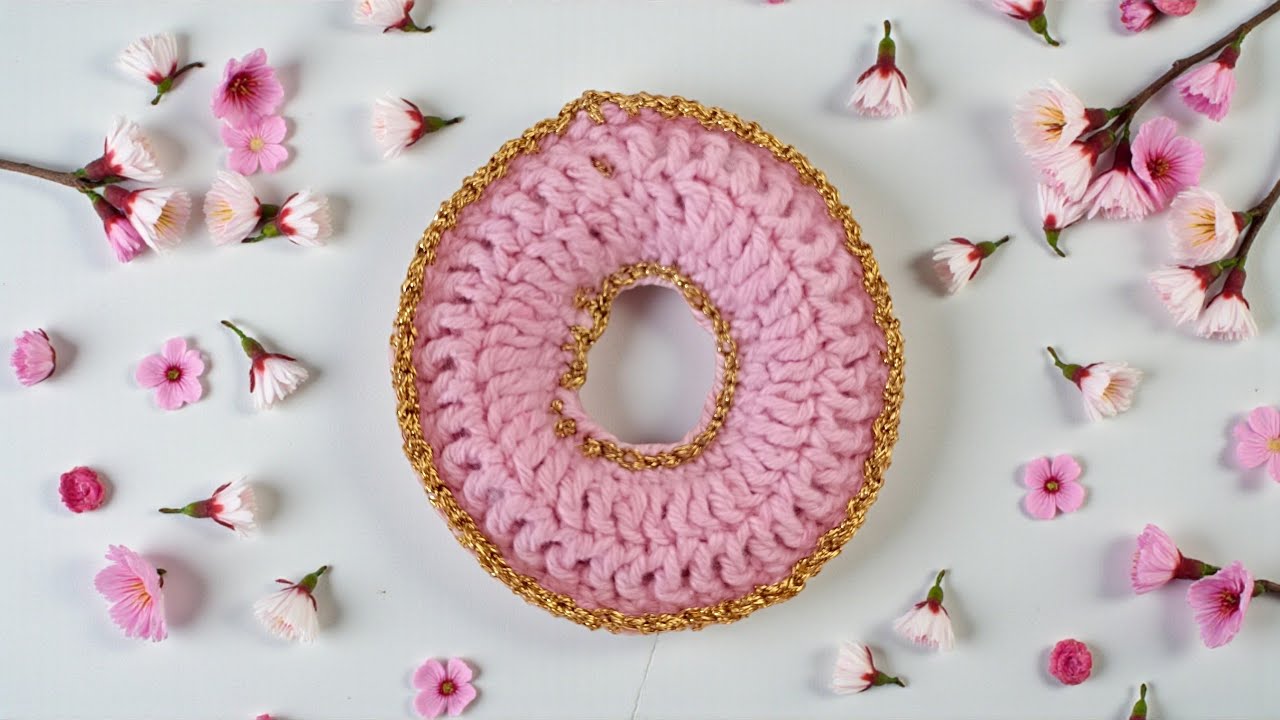 Litera O croșetată 3D | Tutorial pas cu pas #crochet #lalyloopmagiccraft 