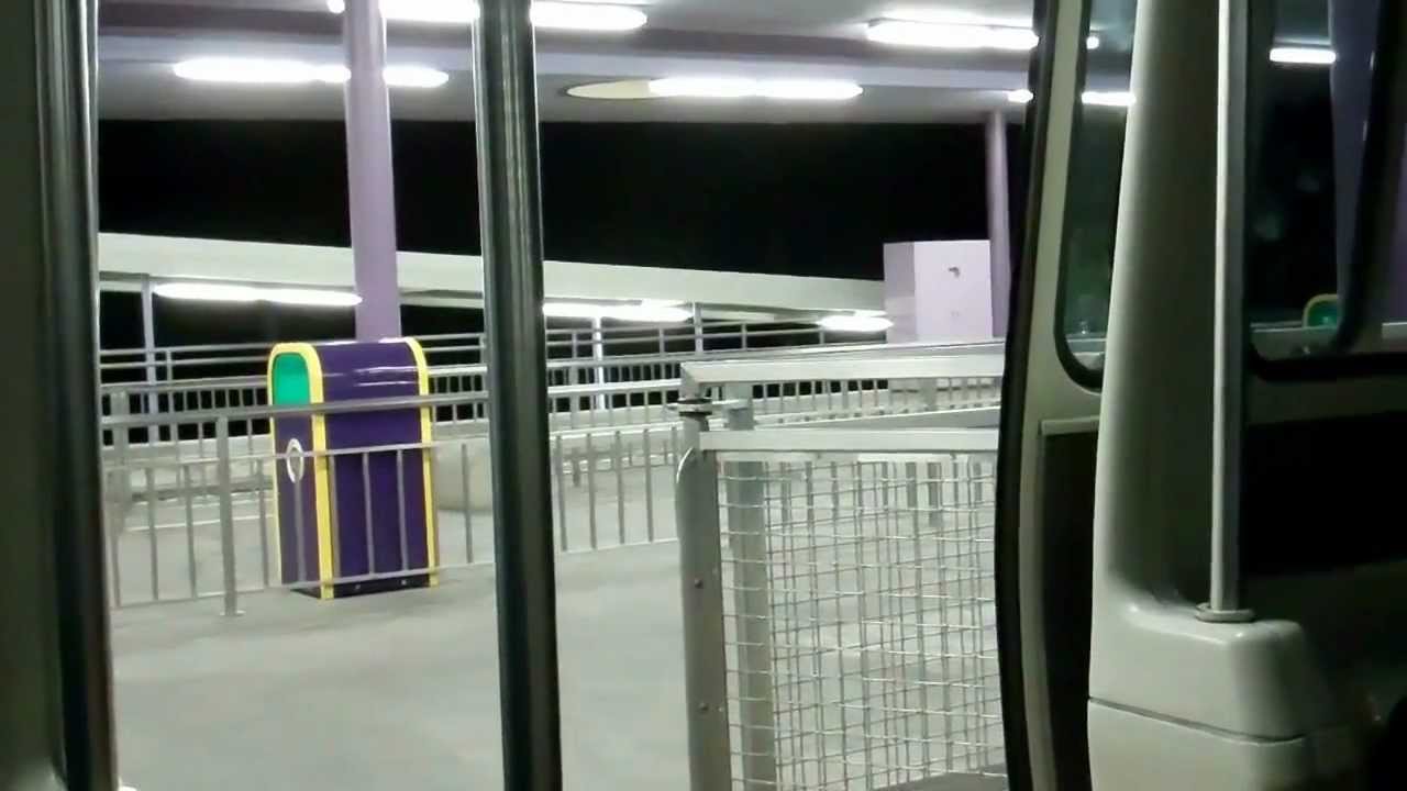 Walt Disney World Monorail to Magic Kingdom at Night (On-Board) HD