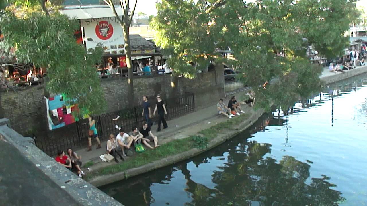 Camden Lock Canal scene; Camden Town,  London, UK - 2nd October 2011