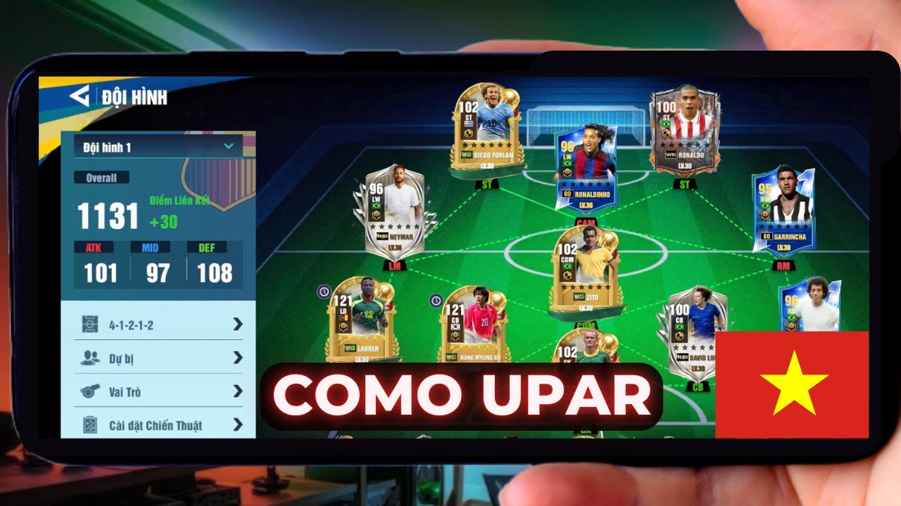 ⚽ COMO UPAR SEUS JOGADORES no FOOTBALL DREAM BE A PRO VIETNÃ! 🔥