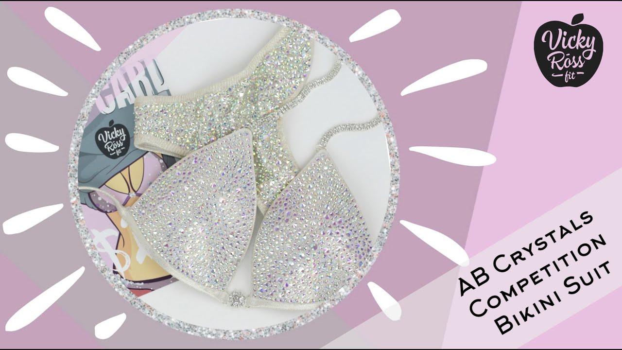 AB Crystals Competition Bikini Suit | NPC Fitness Bikini Competitors