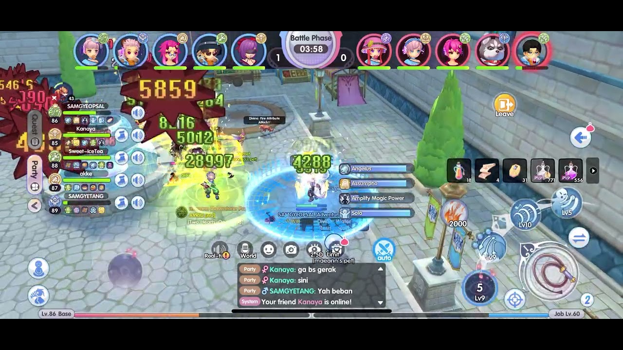 KVM Cross Server (Attack On Poring) - Gypsy Dancer POV