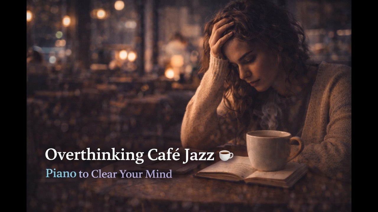 Overthinking Café Jazz ☕ | Soft Piano to Clear Your Mind